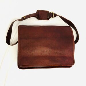 Vintage Unbranded Rustic Style Leather Messenger Bag